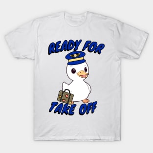 Funny Pilot duck T-Shirt